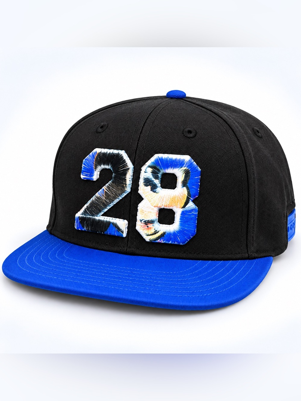 Disney Black and Blue Number 28 Snapback Hat